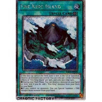 RA03-EN059 Fire King Island Platinum Secret Rare 1st Edition NM