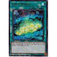 RA03-EN067 Cynet Mining Ultra Rare 1st Edition NM