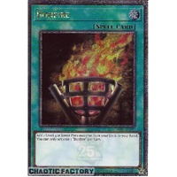 RA03-EN073 Bonfire Quarter Century Secret Rare 1st Edition NM