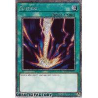 RA03-EN083 Raigeki Platinum Secret Rare 1st Edition NM