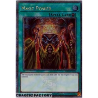 RA03-EN113 Mage Power Quarter Century Secret Rare 1st Edition NM