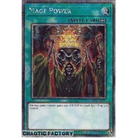 RA03-EN113 Mage Power Platinum Secret Rare 1st Edition NM