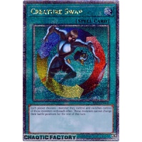RA03-EN120 Creature Swap Quarter Century Secret Rare 1st Edition NM