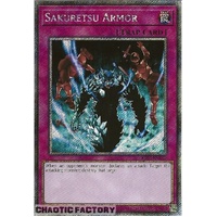 RA03-EN130 Sakuretsu Armor Platinum Secret Rare 1st Edition NM