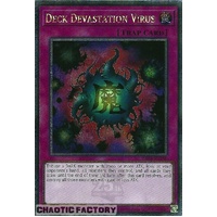 RA03-EN150 Deck Devastation Virus Quarter Century Secret Rare 1st Edition NM