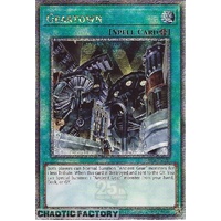 RA03-EN203 Geartown Quarter Century Secret Rare 1st Edition NM