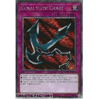RA03-EN204 Kunai with Chain Platinum Secret Rare 1st Edition NM