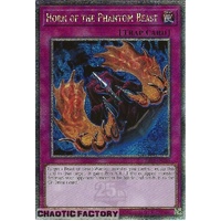 RA03-EN241 Horn of the Phantom Beast Quarter Century Secret Rare 1st Edition NM