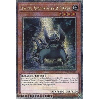 RA03-EN254 Reactan, Dragon Ruler of Pebbles Quarter Century Secret Rare 1st Edition NM
