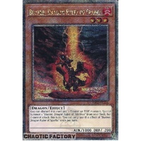 RA03-EN256 Burner, Dragon Ruler of Sparks Quarter Century Secret Rare 1st Edition NM