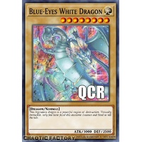RA04-EN002 Blue-Eyes White Dragon ALT ART QCR ONLY Quarter Century Secret Rare 1st Edition NM