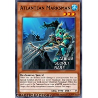 RA04-EN009 Atlantean Marksman Platinum Secret Rare 1st Edition NM