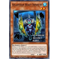 RA04-EN010 Atlantean Heavy Infantry Platinum Secret Rare 1st Edition NM