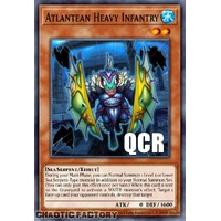 RA04-EN010 Atlantean Heavy Infantry Quarter Century Secret Rare 1st Edition NM