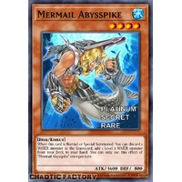 RA04-EN012 Mermail Abysspike Platinum Secret Rare 1st Edition NM