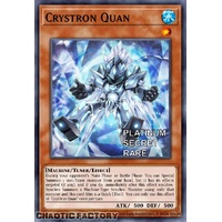 RA04-EN021 Crystron Quan Platinum Secret Rare 1st Edition NM