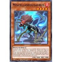 RA04-EN022 Miscellaneousaurus Platinum Secret Rare 1st Edition NM