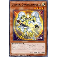 RA04-EN028 Utopic Onomatopoeia Super Rare 1st Edition NM