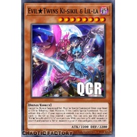 RA04-EN037 Evil★Twins Ki-sikil & Lil-la Quarter Century Secret Rare 1st Edition NM