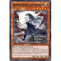 RA04-EN043 Guiding Quem, the Virtuous Platinum Secret Rare 1st Edition NM