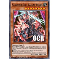 RA04-EN046 Vanquish Soul Caesar Valius Quarter Century Secret Rare 1st Edition NM