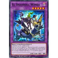 RA04-EN052 El Shaddoll Winda Platinum Secret Rare 1st Edition NM