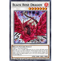 RA04-EN057 Black Rose Dragon  Platinum Secret Rare 1st Edition NM