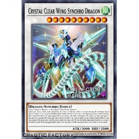 RA04-EN059 Crystal Clear Wing Synchro Dragon Collector's Rare 1st Edition NM
