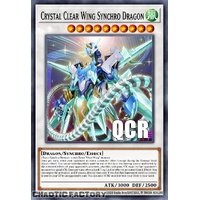 RA04-EN059 Crystal Clear Wing Synchro Dragon Quarter Century Secret Rare 1st Edition NM
