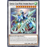 RA04-EN059 Crystal Clear Wing Synchro Dragon Secret Rare 1st Edition NM