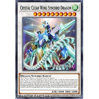 RA04-EN059 Crystal Clear Wing Synchro Dragon Super Rare 1st Edition NM