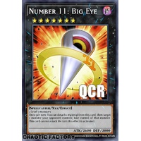 RA04-EN062 Number 11: Big Eye Quarter Century Secret Rare 1st Edition NM