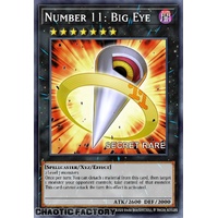 RA04-EN062 Number 11: Big Eye Secret Rare 1st Edition NM