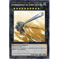 RA04-EN063 Superdreadnought Rail Cannon Gustav Max Super Rare 1st Edition NM