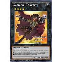 RA04-EN064 Gagaga Cowboy Platinum Secret Rare 1st Edition NM