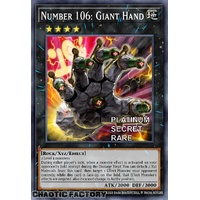 RA04-EN066 Number 106: Giant Hand Platinum Secret Rare 1st Edition NM