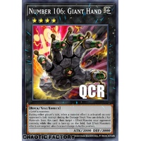 RA04-EN066 Number 106: Giant Hand Quarter Century Secret Rare 1st Edition NM