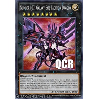 RA04-EN067 Number 107: Galaxy-Eyes Tachyon Dragon QCR ONLY Quarter Century Secret Rare 1st Edition NM