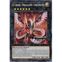 RA04-EN068 Cyber Dragon Infinity Platinum Secret Rare 1st Edition NM