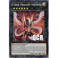 RA04-EN068 Cyber Dragon Infinity Quarter Century Secret Rare 1st Edition NM