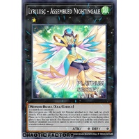 RA04-EN069 Lyrilusc - Assembled Nightingale Platinum Secret Rare 1st Edition NM