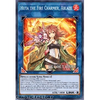 RA04-EN074 Hiita the Fire Charmer, Ablaze Secret Rare 1st Edition NM