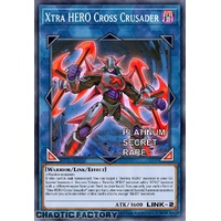 RA04-EN076 Xtra HERO Cross Crusader Platinum Secret Rare 1st Edition NM