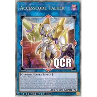 RA04-EN079 Accesscode Talker ALT ART QCR ONLY Quarter Century Secret Rare 1st Edition NM