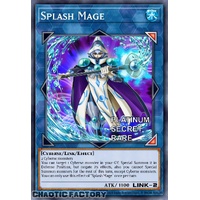 RA04-EN080 Splash Mage Platinum Secret Rare 1st Edition NM