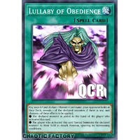 RA04-EN085 Lullaby of Obedience Quarter Century Secret Rare 1st Edition NM
