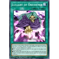 RA04-EN085 Lullaby of Obedience Ultra Rare 1st Edition NM