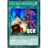 RA04-EN086 Left Arm Offering Quarter Century Secret Rare 1st Edition NM