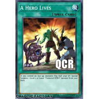 RA04-EN087 A Hero Lives Quarter Century Secret Rare 1st Edition NM