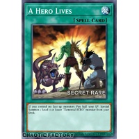 RA04-EN087 A Hero Lives Secret Rare 1st Edition NM